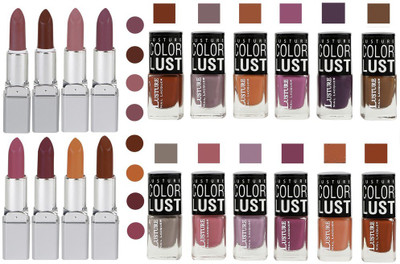 

Ramble Lipstick and Nail polish Neon Shades set of 20(Set of 20)