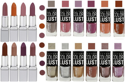 

Ramble Lipstick and Nail polish Neon Shades set of 20(Set of 20)