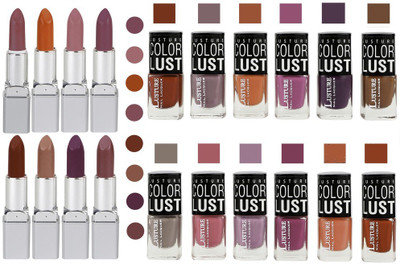 

Ramble Lipstick and Nail polish Neon Shades set of 20(Set of 20)
