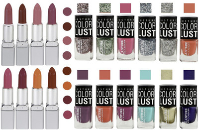 

Ramble Lipstick and Nail polish Neon Shades set of 20(Set of 20)