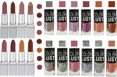 

Ramble Lipstick and Nail polish Neon Shades set of 20(Set of 20)