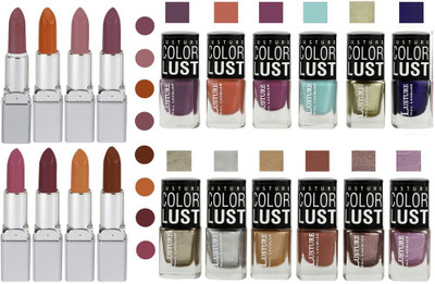 

Ramble Lipstick and Nail polish Neon Shades set of 20(Set of 20)