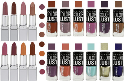 

Ramble Lipstick and Nail polish Neon Shades set of 20(Set of 20)