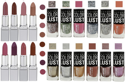 

Ramble Lipstick and Nail polish Neon Shades set of 20(Set of 20)