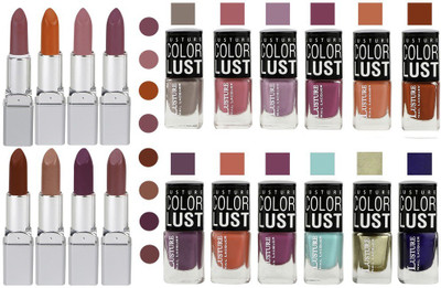 

Ramble Lipstick and Nail polish Neon Shades set of 20(Set of 20)