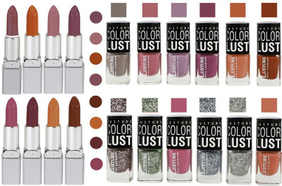

Ramble Lipstick and Nail polish Neon Shades set of 20(Set of 20)