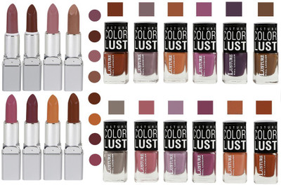 

Ramble Lipstick and Nail polish Neon Shades set of 20(Set of 20)
