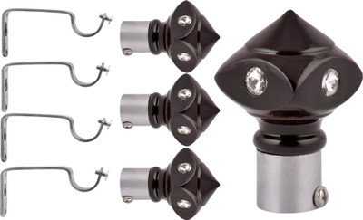 S Decor Brown Rod Rail Bracket