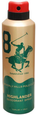 

Beverly Hills Polo Club 8 Highlander Deodorant Spray - For Men(175 ml)
