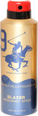 

Beverly Hills Polo Club 9 Blazer Deodorant Spray - For Men(185 ml)