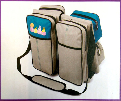 

Baby Bucket Premium Quality 2 in 1 Shoulder Strap PP Strap With Buckle Stroller Bag & Baby Bad Diaper Bag(Grey)