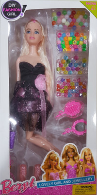 

AS Fashion Doll With Jewelries(Multicolor)