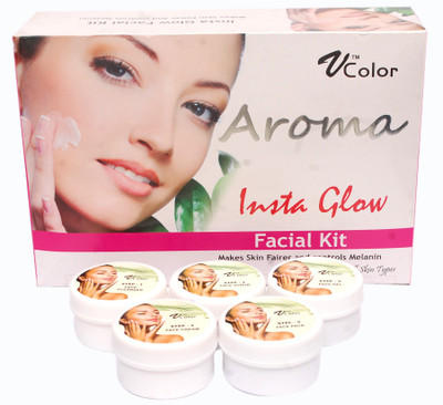 V-Color Aroma Insta Glow Facial Kit 270(Set of 5)