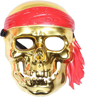 

Futaba 2687PAT Pirate Halloween Skull Mask - Gold Gag Toy