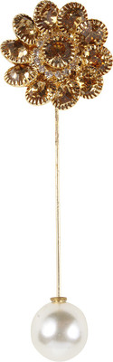 

Pink Rose Princess Charm Hair Pin(Brown)