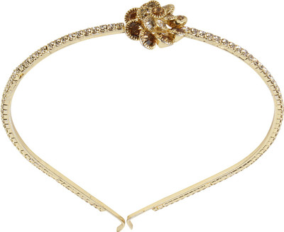 

Pink Rose Princess Charm Hair Band(Brown)
