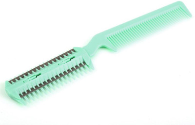 

Multi-Functional Double Side Professional Scissor DIY Ideally sized Razor Comb Hairdressing for Shaping Layering and Trimming Hair