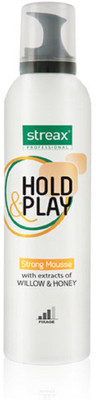 

Streax Hold & Play Strong Mousse Mousse(300 ml)