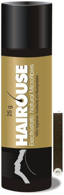 

HAIROUSE Natural Hair Building Microfibers (Medium Brown) 25 Gms… BROBLA25N Medium Hair Volumizer Natural Fibers(25 g)