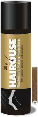 

HAIROUSE Natural Hair Building Microfibers (Light Brown) 25 Gms… BRBL25N Medium Hair Volumizer Natural Fibers(25 g)