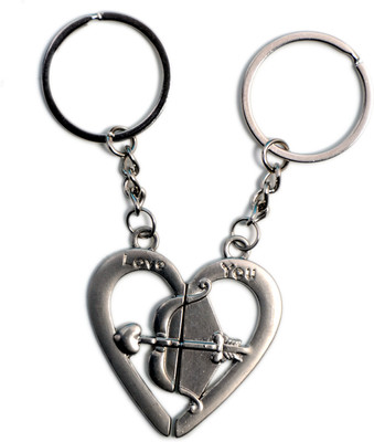 

model KC- 10 Love You Heart Bow Arrow Key Chain Key Chain
