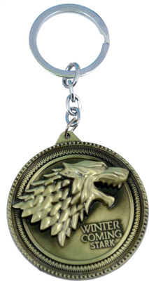 

model KC-05 Game of Thrones Winter Is Coming Key Chain (Gold) Key Chain
