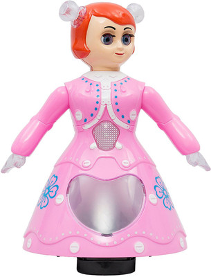 

Be you own label Musical and flashing dancing princess for girls(Multicolor)