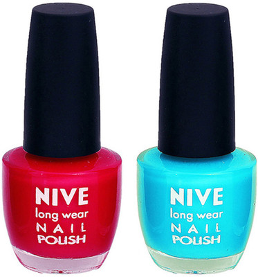

Nive Colour Blast Nail Polish1305201644 Pink,Blue(Pack of 2)