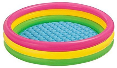 

Skywalk Intex Inflatable Water Pool 4 feet(Multicolor)