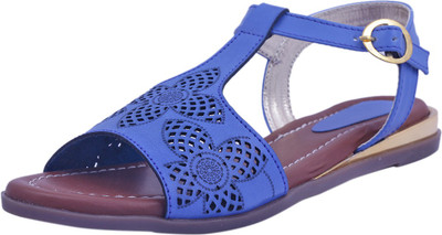 Adorn Women Blue Flats