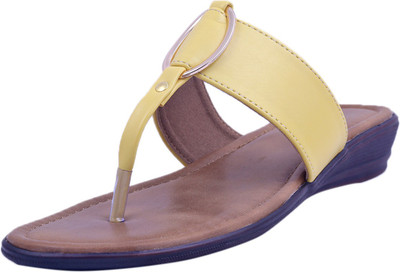 

Adorn Women Yellow Flats