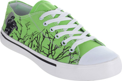 

Feetzone Shoes Canvas Shoes For Men(Green, Neon