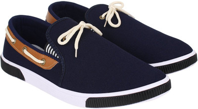 

blasco Canvas Shoes For Men(Navy, Navy blue