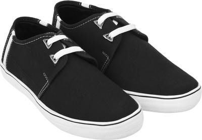 

Kzaara Canvas Shoes For Men(Black