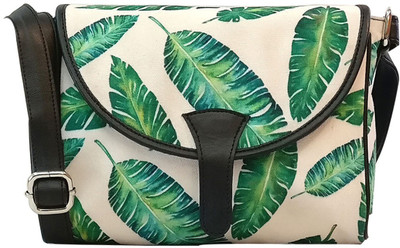 

Lemon Trunk Women Multicolor Canvas, PU Sling Bag