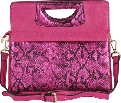

Pink Rose Women Casual Multicolor PU Sling Bag