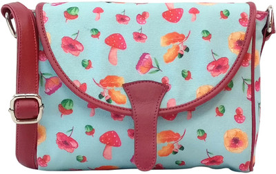 

Lemon Trunk Women Multicolor Canvas, PU Sling Bag