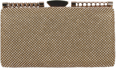

Pink Rose Women Casual Gold PU Clutch