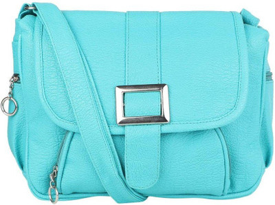 

ELLI FASHION Women Casual Blue PU Sling Bag