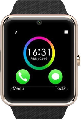 

Onskart Bluetooth phone GSM SIM Card Smartwatch(Black Strap Regular)