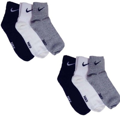 Nike Men & Women Ankle Length Socks(Pack of 06)