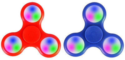 

Metro LED FIDGET SPINNER PREMIUM QUALITY 2PC COMBO(Red, Blue)