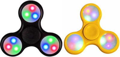 

Metro LED FIDGET SPINNER PREMIUM QUALITY(Black, Yellow)