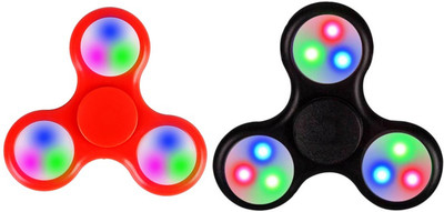 

Metro LED FIDGET SPINNERS PREMIUM QUALITY 2PCS COMBO(Red, Black)