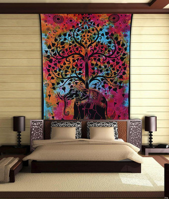 

Stylo Culture Mandala Living Room Tapestry(Multicolor)