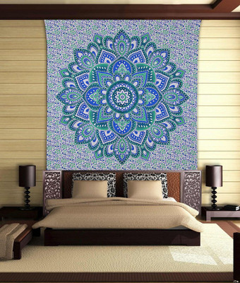 

Stylo Culture Mandala Living Room Tapestry(Green)