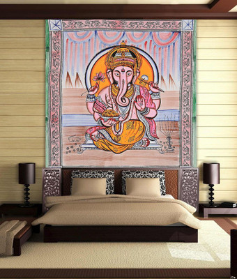 

Stylo Culture Mandala Living Room Tapestry(Multicolor)