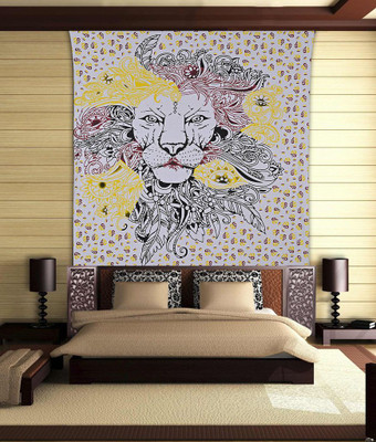 

Stylo Culture Mandala Living Room Tapestry(Yellow)