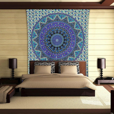 

Stylo Culture Mandala Living Room Tapestry(Purple)