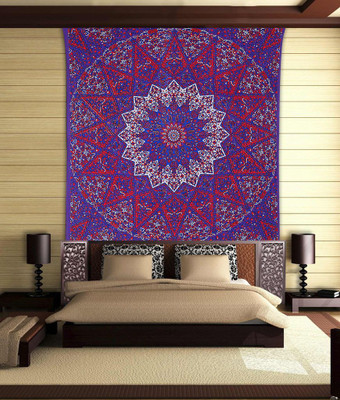 

Stylo Culture Mandala Living Room Tapestry(Purple)